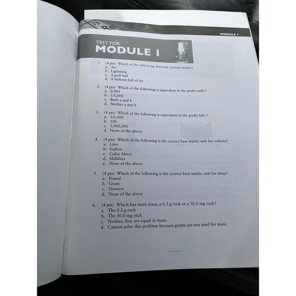 Apologia Chemistry Solutions Tests 3rd Edition Homeschool Science Modules - Picture 2 of 3